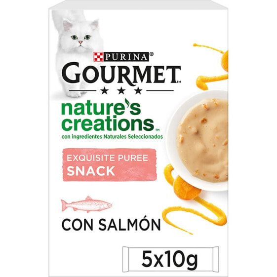 PURINA Gourmet Puree Salmon 55x10g Cat Food