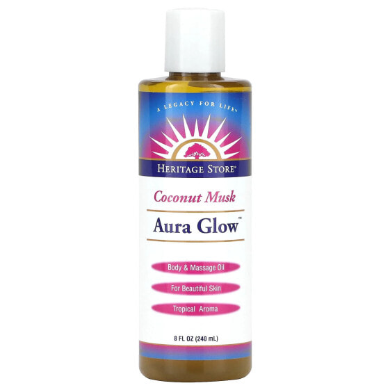 Aura Glow, Coconut Musk, 8 fl oz (240 ml)