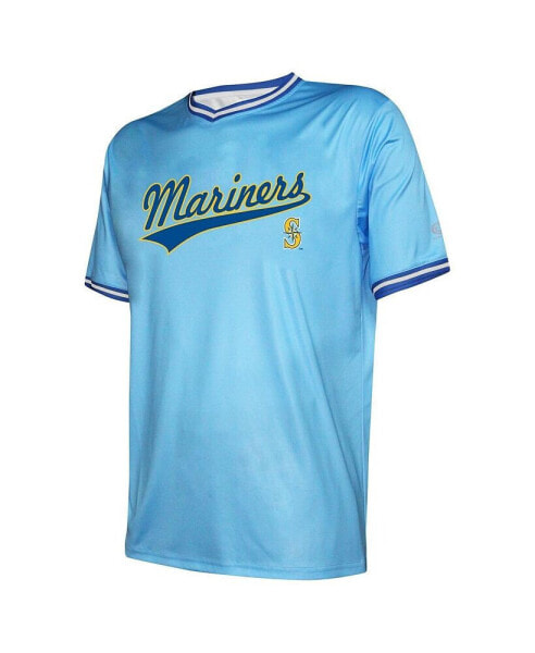 Men's Light Blue Seattle Mariners Cooperstown Collection Team Jersey