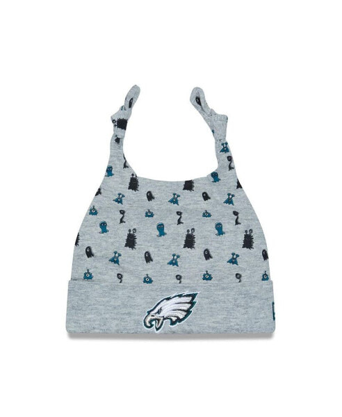 Infant Boys and Girls Heather Gray Philadelphia Eagles Critter Cuffed Knit Hat