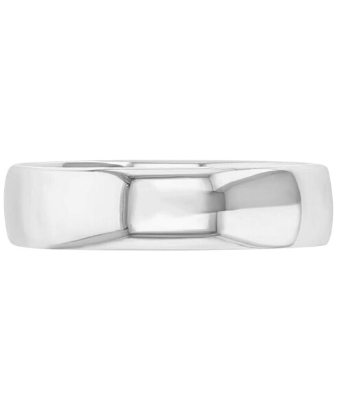 High-Polished Finish Comfort Fit Dome Stack Band