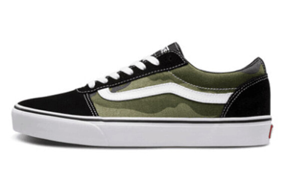 Кеды Vans Old Skool зеленая камуфляжная ретро легкие низкие унисекс