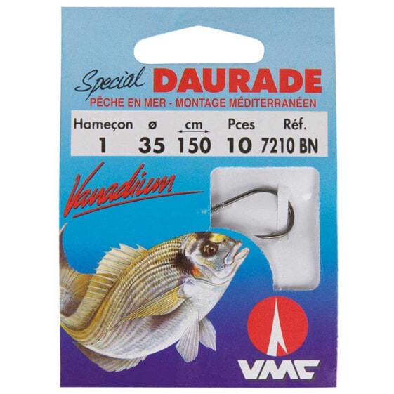 VMC Special Bream Curve 1.5 m Tied Hook