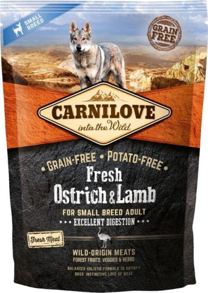 Carnilove Carnilove Dog Fresh Ostrich & Lamb Adult Small - struś i jagnięcina 1.5kg