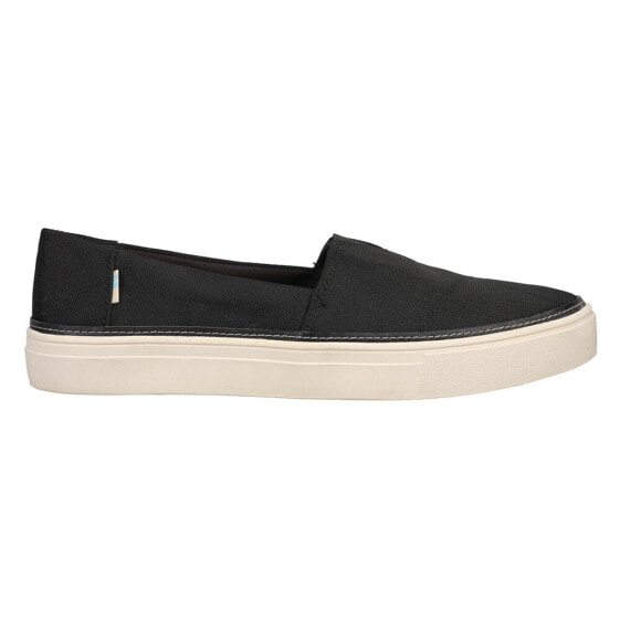 TOMS Parker Slip On Womens Black Sneakers Casual Shoes 10015471T