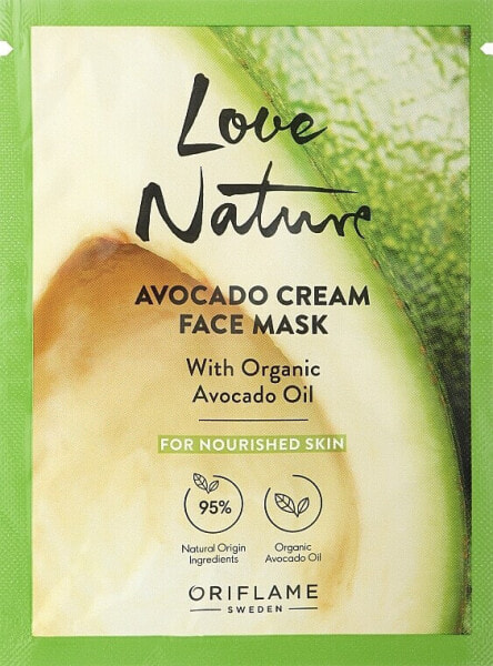 Gesichtsmaske mit Bio-Avocado