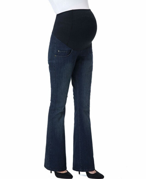 Maternity Leni Stretch Boot Cut Denim Jeans