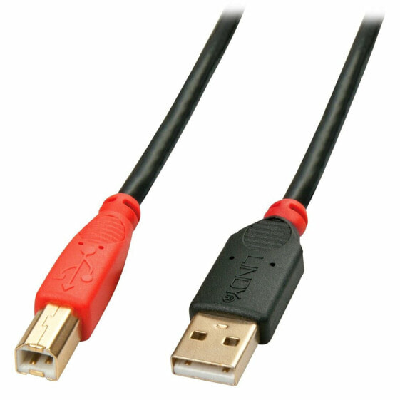 Кабель USB A — USB B LINDY 42762 15 m