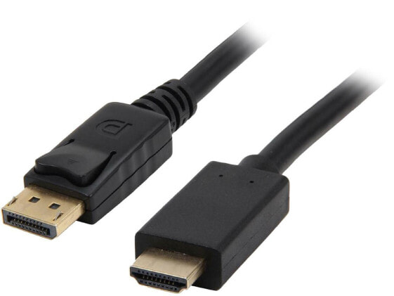 Kaybles DP-HDMI-3-2P DP to HDMI Cable 3 ft. (2 Pack), Gold Plated DisplayPort to