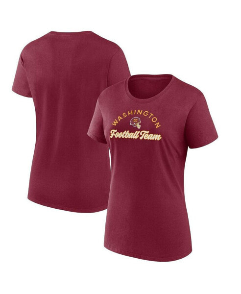 Women's Burgundy Washington Commanders Primary Component T-shirt