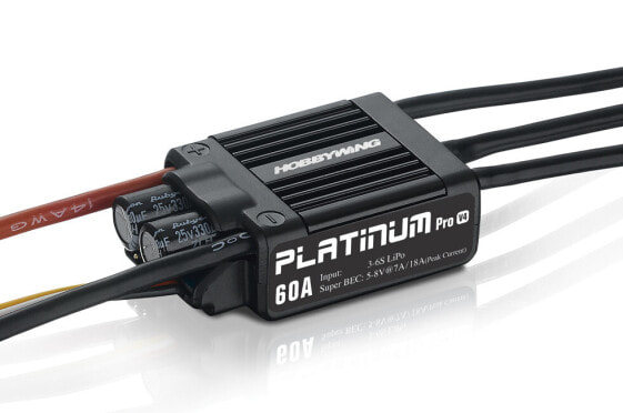 Hobbywing Platinum 60A V4 - Speed controller - Black