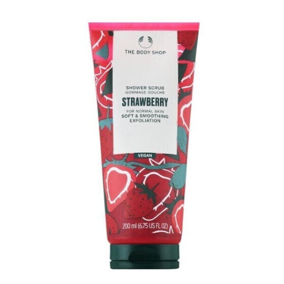 Smoothing shower scrub Strawberry (Shower Scrub) 200 ml