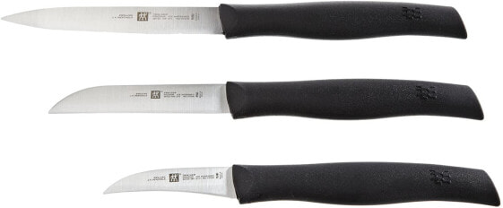 Ножи для фруктов и овощей Zwilling Twin Grip 3 шт. Friodur Blade Plastic Handle 350 x 105 x 15 мм Черные