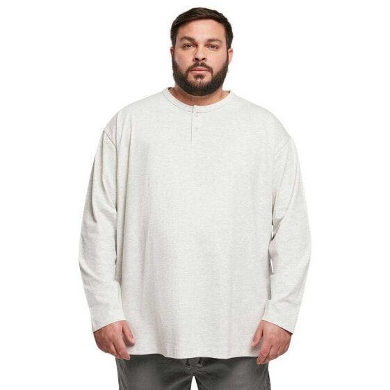 URBAN CLASSICS Organic Oversized Henley sweatshirt