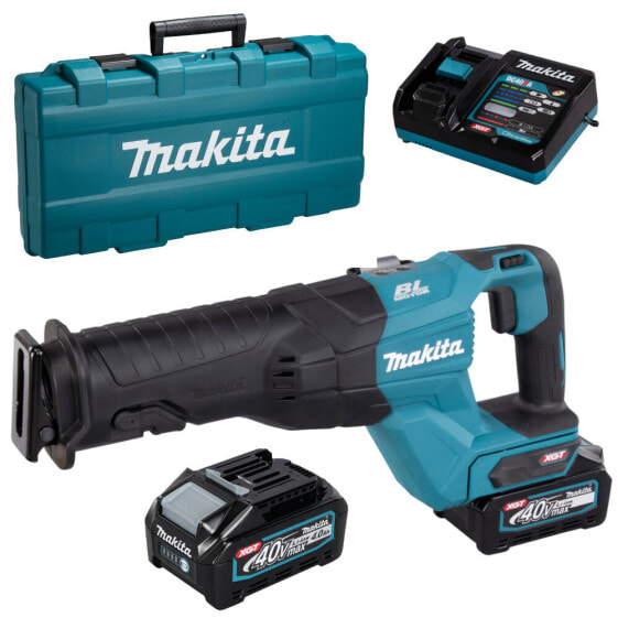 Makita Akku-Reciprosäge 40V JR001GM201 mit 2x 4,0 Ah Akkus + Lader im Transportkoffer