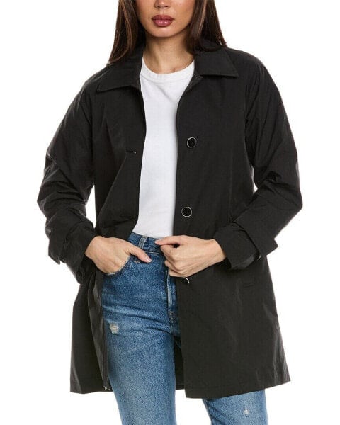 Via Spiga Button Back Coat Women's S