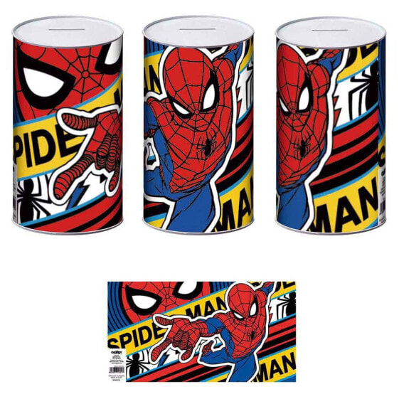 Копилка Супергерой Marvel Spiderman Metal L 10x10x17.5 см