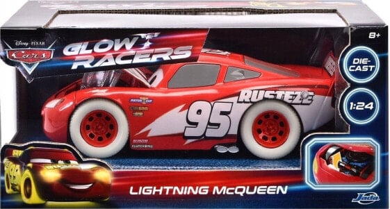 Jada Toys Pojazd Auta Lightning McQueen Glow 1/24