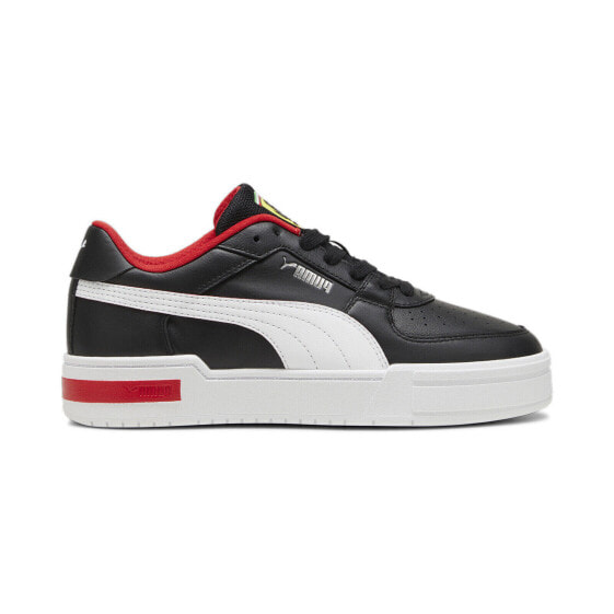 Puma Scuderia Ferrari CA Pro Mens Black Motorsport Inspired Sneakers Shoes