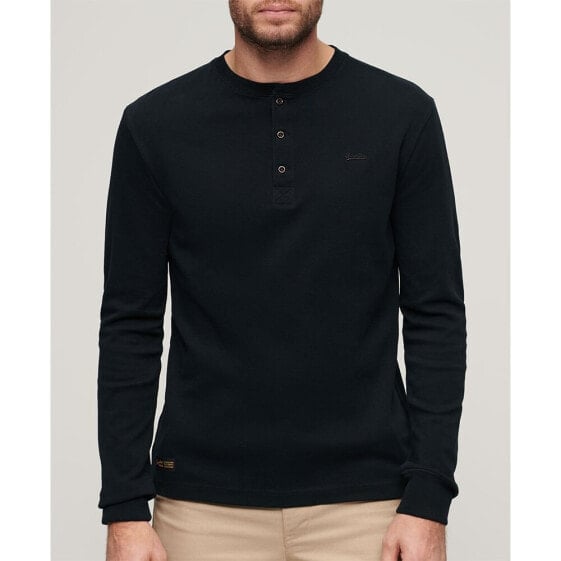 SUPERDRY Vle Mid Weight Henley long sleeve T-shirt