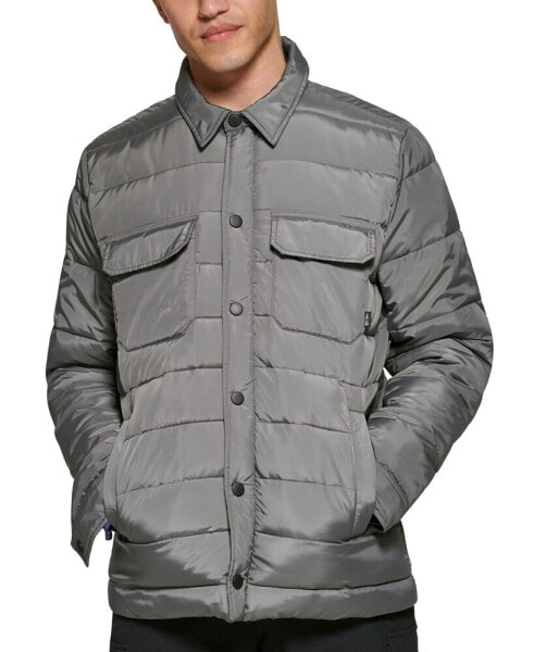 Men's Mission Quilted Puffer Shirt Jacket
