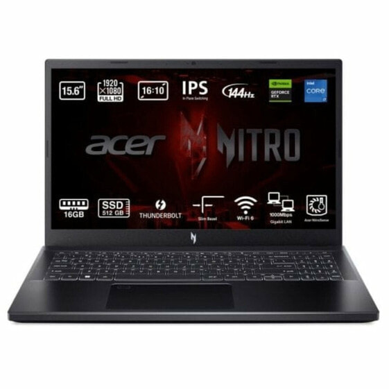 Ноутбук Acer Nitro V 15 ANV15-51-74ET 15,6" Intel Core i7-13620H 16 GB RAM 512 Гб SSD Nvidia Geforce RTX 4050