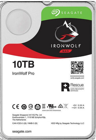 Seagate IronWolf Pro ST10000NE000 - 3.5" - 10000 GB - 7200 RPM