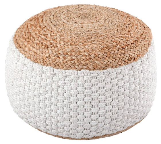 Pouf Hocker Jute rund