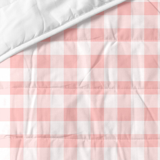 Bedspread (quilt) HappyFriday BASIC KIDS Pink 100 x 130 cm Baby Crib