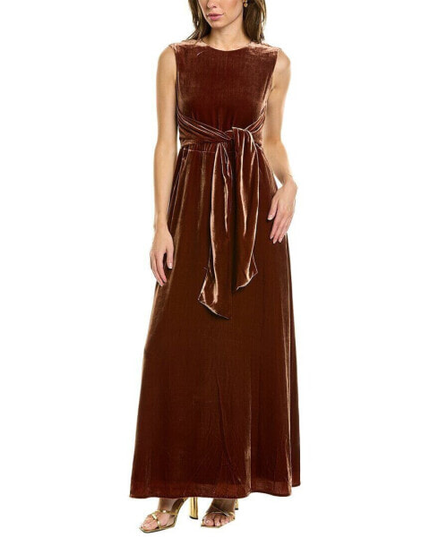 Платье женское Lafayette 148 New York Talana Silk-Blend Maxi Dress