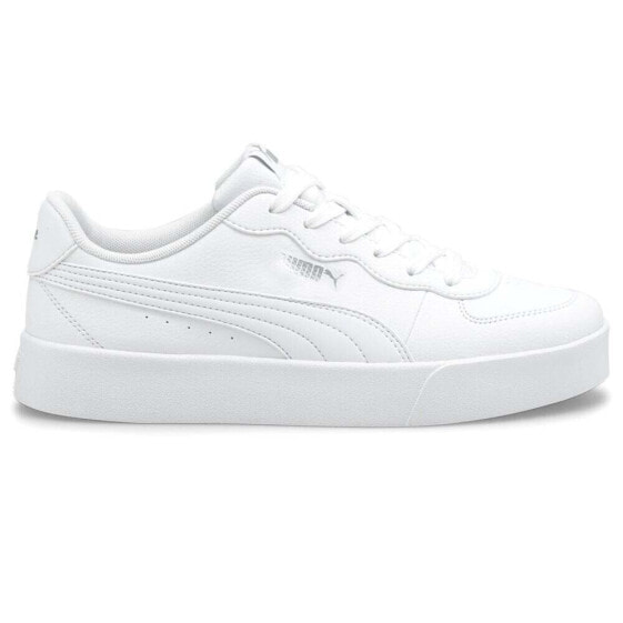 Puma Skye Clean Lace Up Womens White Sneakers Casual Shoes 38014702