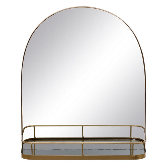 Настенное зеркало 40 x 12 x 46,5 cm Позолоченный Металл