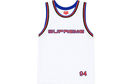 Баскетбольная майка Supreme SS19 Rhinestone Basketball Jersey logo SUP-SS19-10400