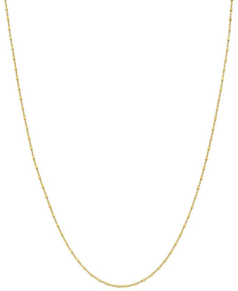 Giani Bernini 16" Square Bead Fancy Link Chain Necklace (1.25mm) in 18k Gold-Plated Sterling Silver, Created for (Also in Sterling Silver)