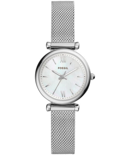 Women's Mini Carlie Stainless Steel Mesh Bracelet Watch 28mm