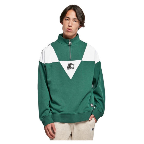 STARTER Triangle Troyer half zip sweatshirt