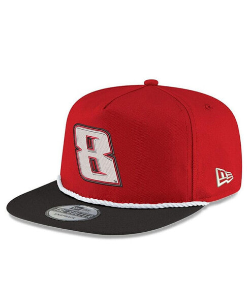 Men's Scarlet, Black Kyle Busch Golfer Snapback Adjustable Hat