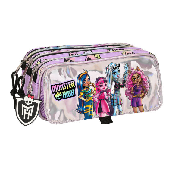 Двойной пенал Monster High Best boos Лиловый 21,5 x 10 x 8 cm