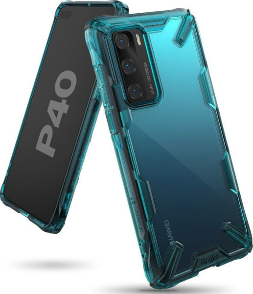 Чехол для смартфона Ringke Fusion X Huawei P40 Туркезно-зеленый