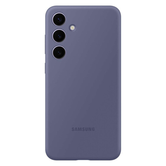 Чехол силиконовый для Samsung Galaxy S24+ Silicone Case фиолетовый