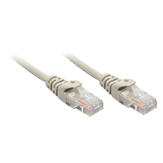 Lindy 2m Cat.5e U/UTP Cable - Grey - 2 m - Cat5e - U/UTP (UTP) - RJ-45 - RJ-45
