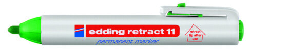 EDDING Retract 11 Permanent Marker Green (10) - Green