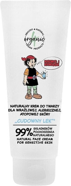 Natürliche Kinder-Gesichtscreme für empfindliche, allergische und atopische Haut