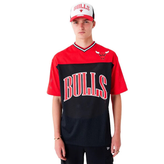 NEW ERA Arch Grphc Mesh Chicago Bulls short sleeve T-shirt