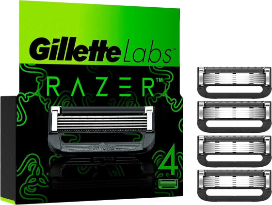Gillette Labs with Cleaning Element, Razer Limited Edition Razor and Travel Case for Travel, 1 Handle, 2 Blades, Magnetic Dock