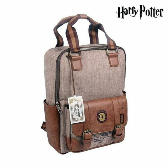 School Bag Harry Potter Brown