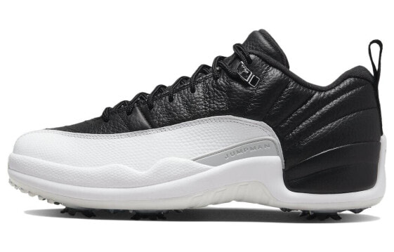 Гольф-кроссовки Air Jordan 12 Low Golf "Black and White" DH4120-010