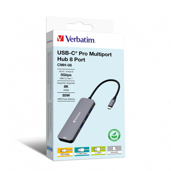 USB-C Pro Multiport Hub 8 Port CMH-08 32151