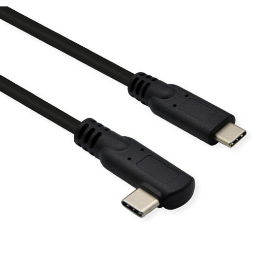 ROTRONIC-SECOMP 11.02.9075 - 1 m - USB C - USB C - USB 3.2 Gen 2 (3.1 Gen 2) - 20 Mbit/s - Black