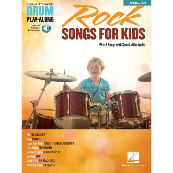 Hal Leonard Drum Play-Along Volume 41: Rock Songs For Kids